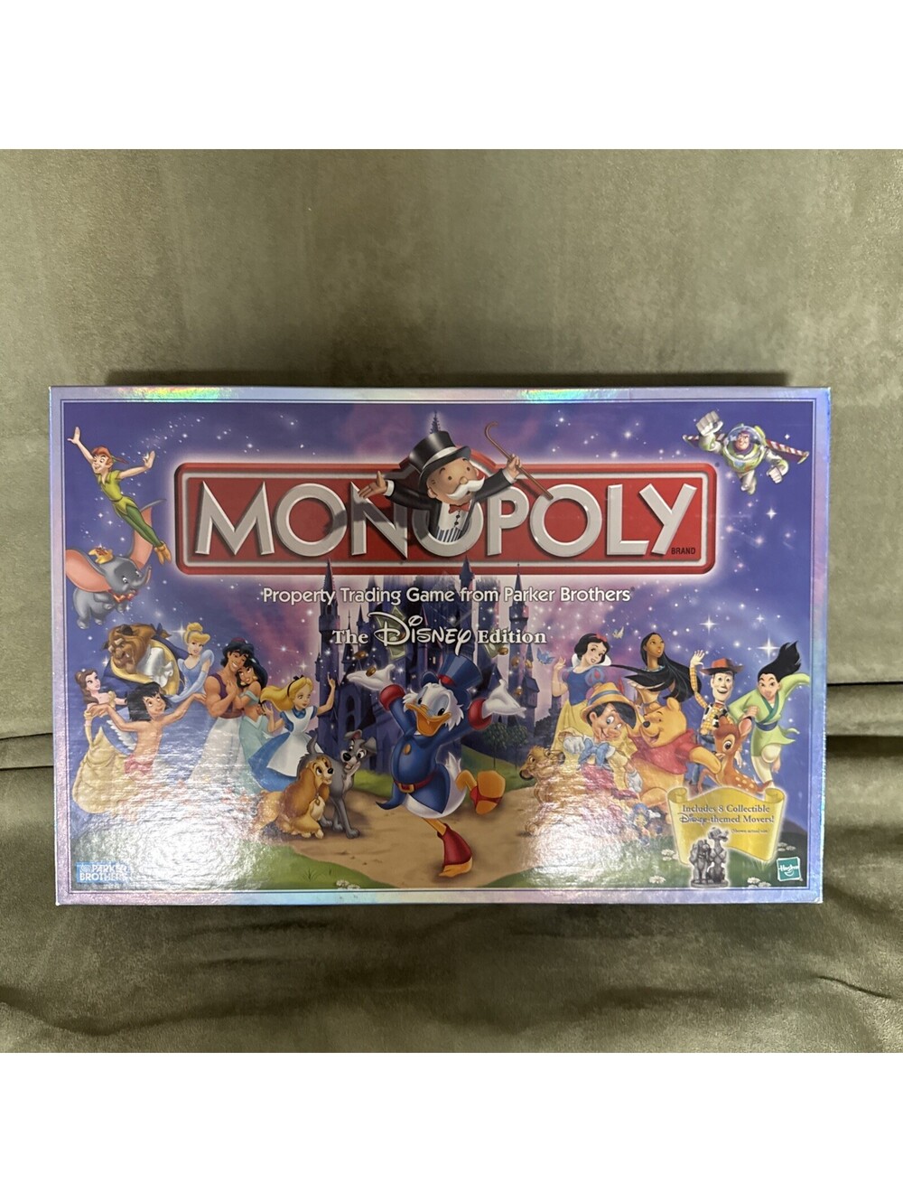 The Disney Edition 2001 MONOPOLY Board Game Hasbro Parker Brothers Complete